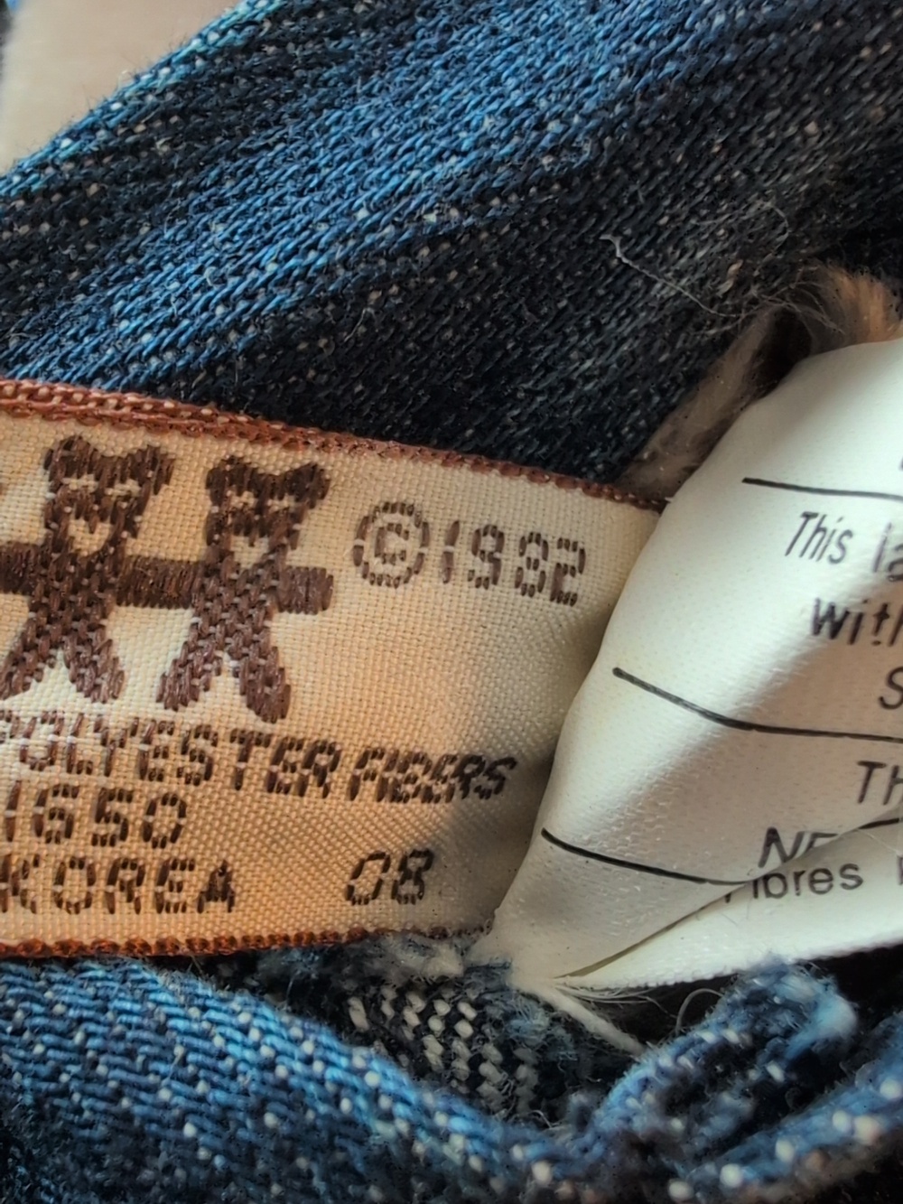 Vintage Ganz 1982 Wrinkles Moose Plush Hand Puppet Denim Overalls - Picture 14 of 15